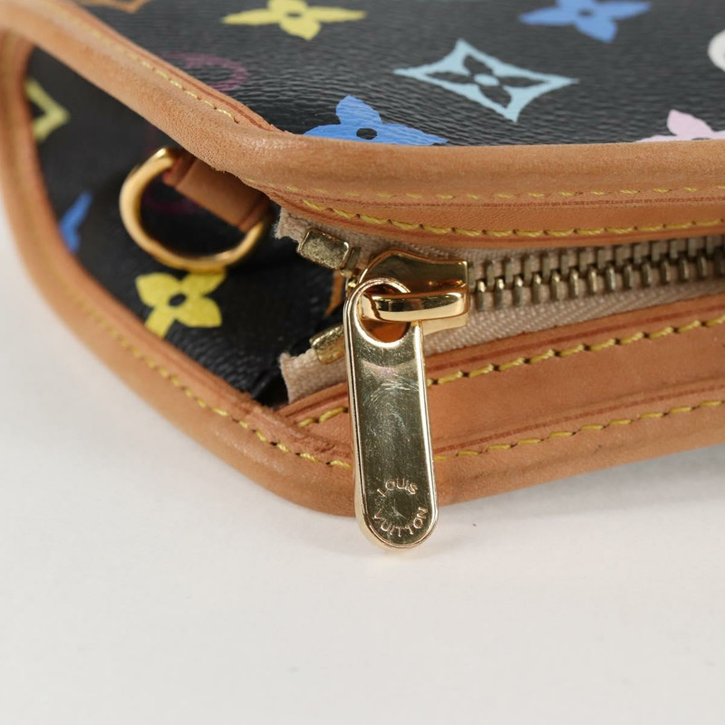 【日本直送】路易威登 Monogram Multicolor Shirley 單肩包 黑色 M40050 正品 121182SAV-8