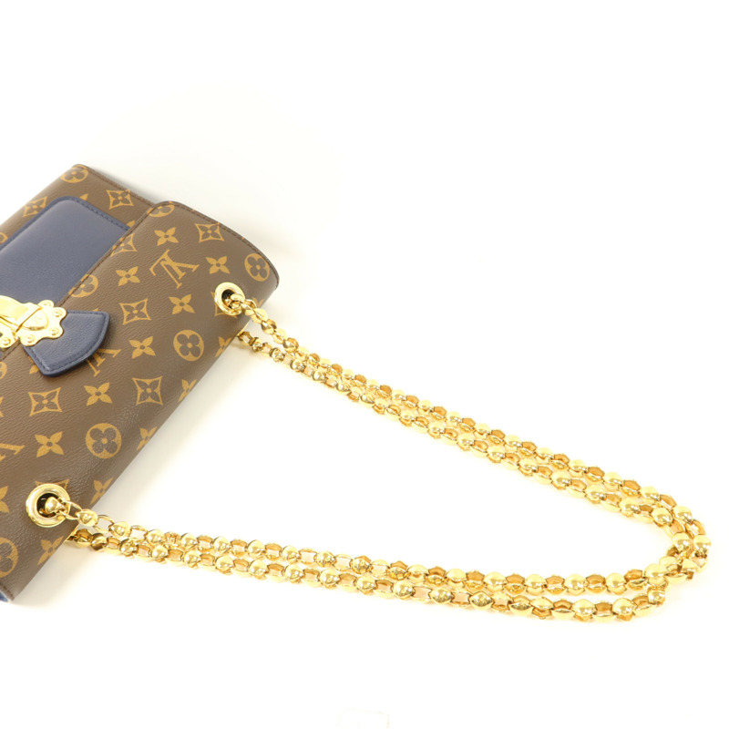 LOUIS VUITTON Monogram Victoire金扣鏈帶肩背袋-6