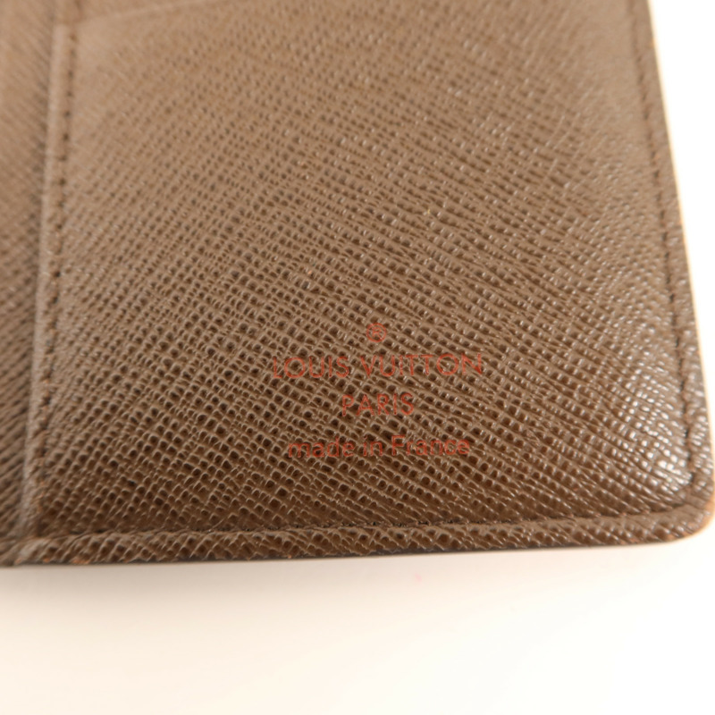 LOUIS VUITTON Damier Portefeuille Brazza金扣長錢包-6