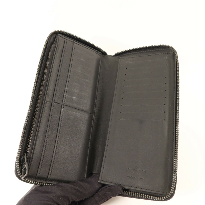 LOUIS VUITTON Monogram Taurillon Zippy Vertical Wallet長錢包-4