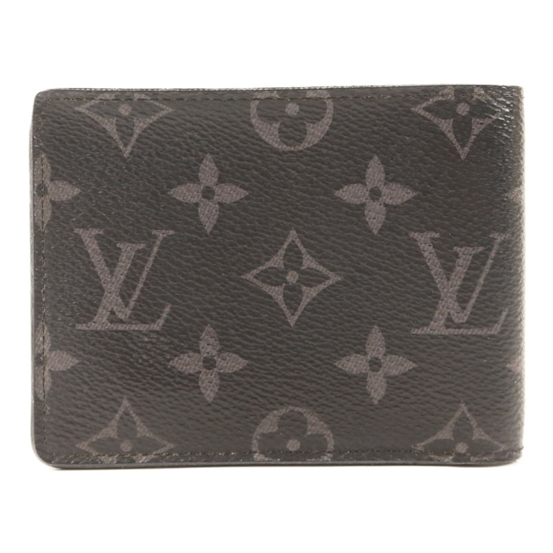 LOUIS VUITTON Monogram Eclipse Multiple Wallet錢包-1