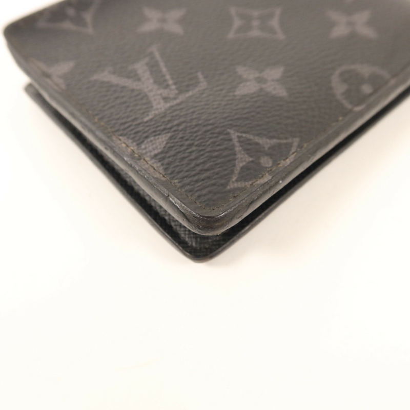 LOUIS VUITTON Monogram Eclipse Multiple Wallet錢包-10
