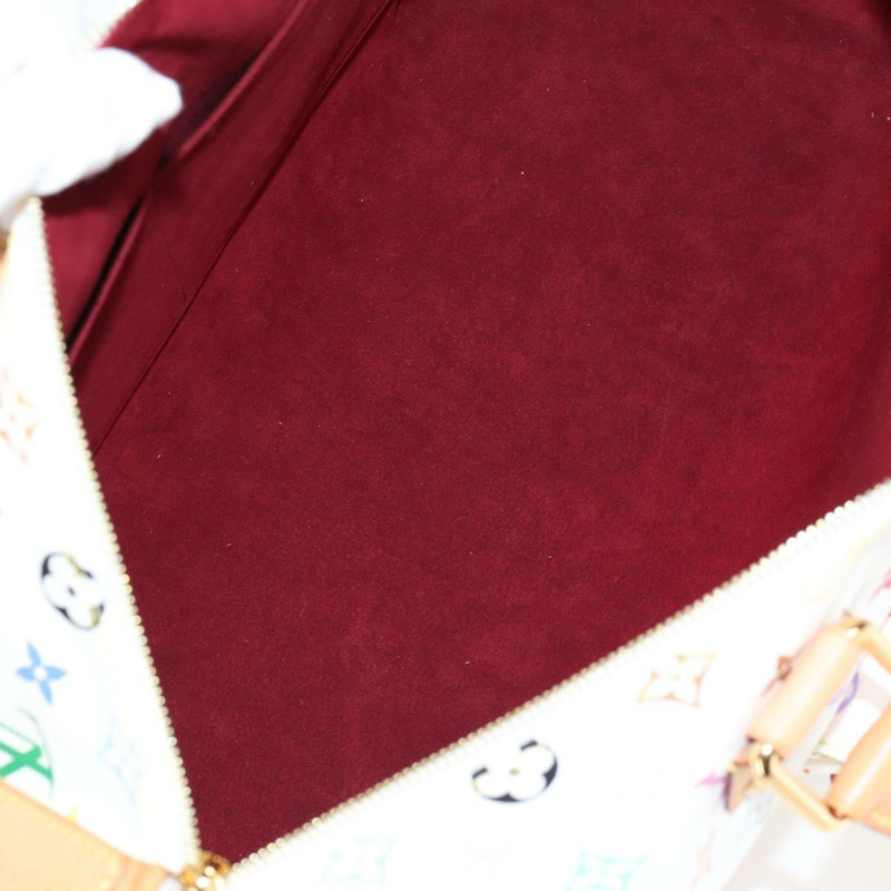【日本直送】路易威登 Monogram Multicolor Speedy 30 手袋 白色 Bron M92643 正品 132956SAV-9