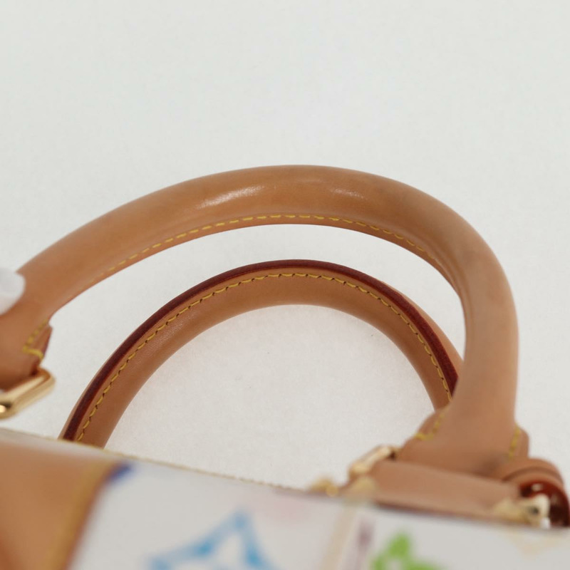 【日本直送】路易威登 Monogram Multicolor Speedy 30 手袋 白色 Bron M92643 正品 132956SAV-13