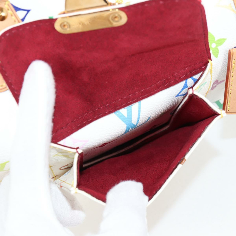 【日本直送】路易威登 Monogram Multicolor Speedy 30 手袋 白色 Bron M92643 正品 132956SAV-19