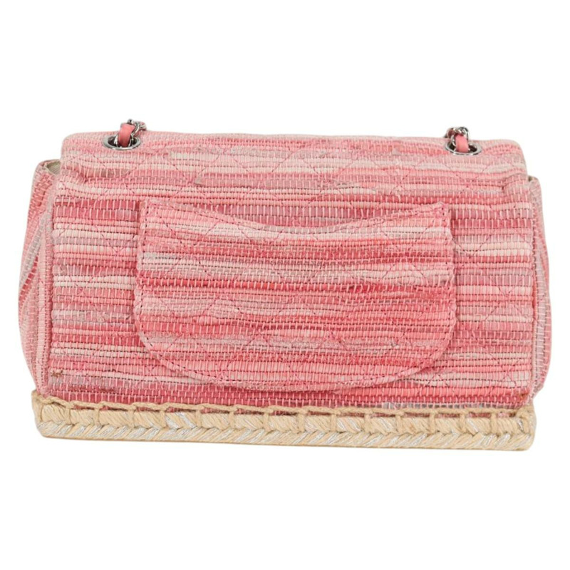 【日本直送】香奈兒 (CHANEL) 鏈條絎縫 25 肩背包，粉紅色皮革，CC 標誌，正品編號 132925SAV-1