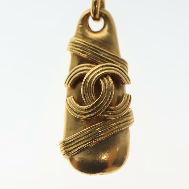 【日本直送】香奈兒 COCO Mark Gripoa 耳環，金屬金色，CC 標誌，正品 BA4542SAV-4