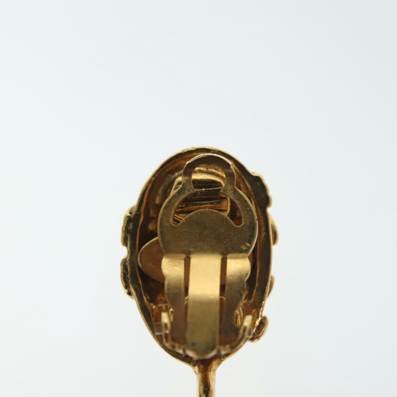 【日本直送】香奈兒 COCO Mark Gripoa 耳環，金屬金色，CC 標誌，正品 BA4542SAV-6