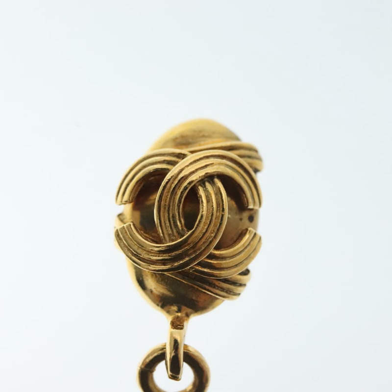 【日本直送】香奈兒 COCO Mark Gripoa 耳環，金屬金色，CC 標誌，正品 BA4542SAV-12