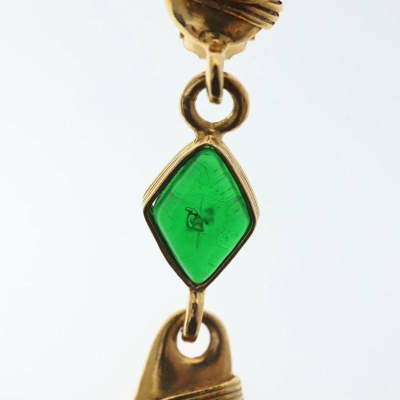 【日本直送】香奈兒 COCO Mark Gripoa 耳環，金屬金色，CC 標誌，正品 BA4542SAV-13