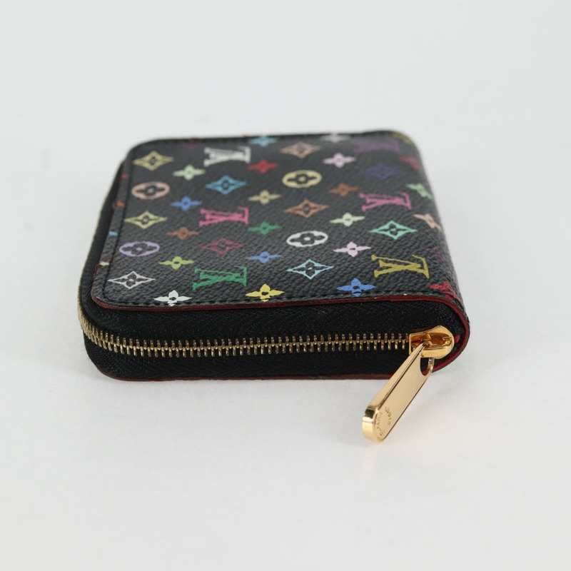 【日本直送】路易威登 Monogram Multicolor Zippy 零錢包 黑色 M93740 LV 正品 134682SAV-2
