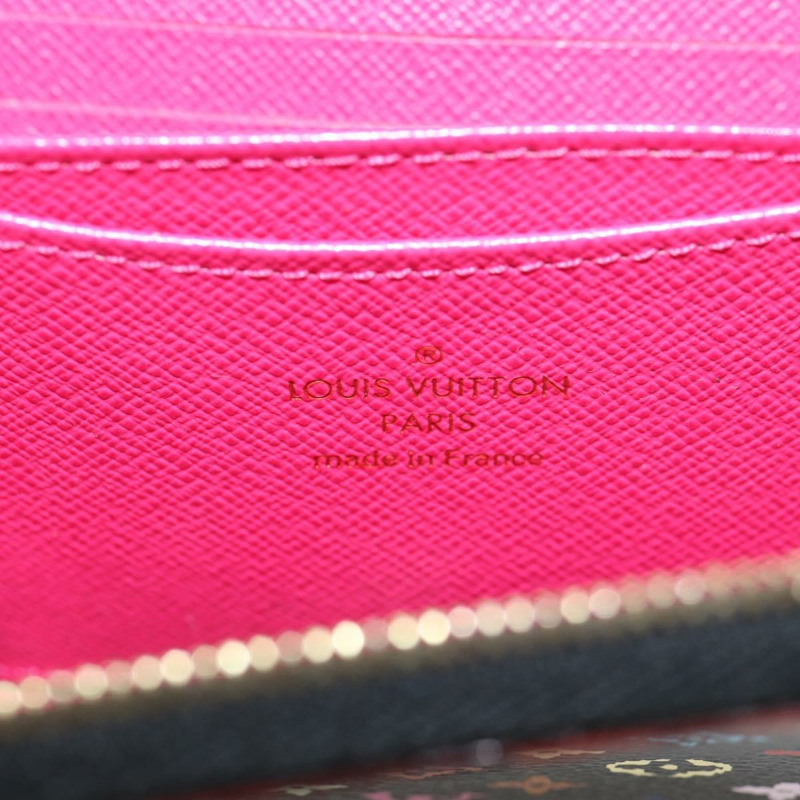 【日本直送】路易威登 Monogram Multicolor Zippy 零錢包 黑色 M93740 LV 正品 134682SAV-16
