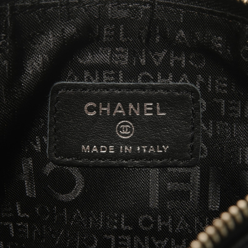 香奈兒黑色Icon Motif羊皮單肩手提包 WS24896-9