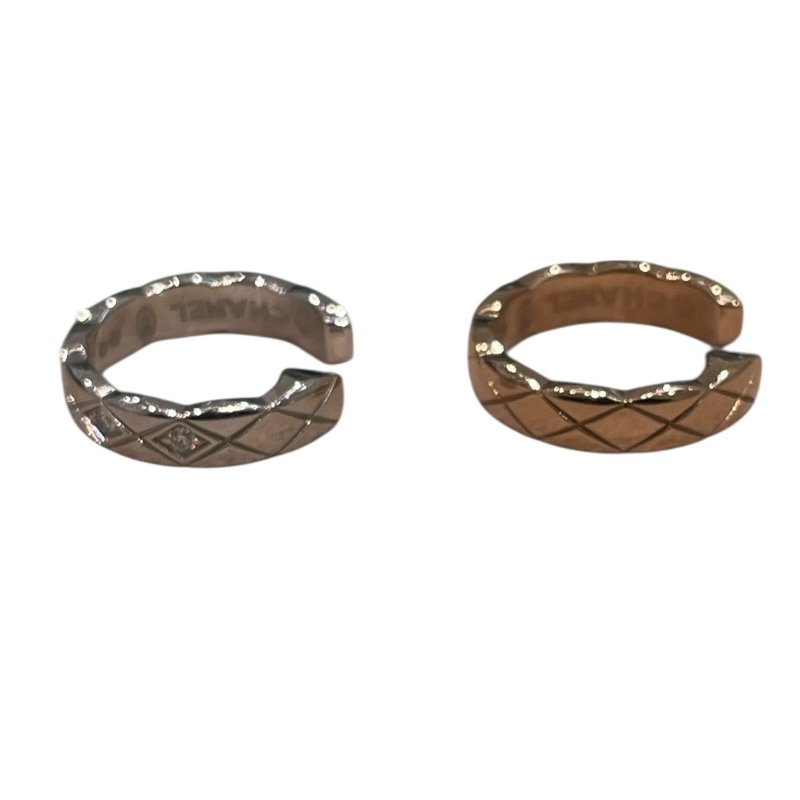 CHANEL 香奈兒 COCO CRUSH 鑽石耳骨夾 K18WG/YG-5