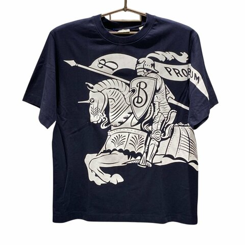 BURBERRY 博柏利 騎士圖案T恤 8094779 藍色