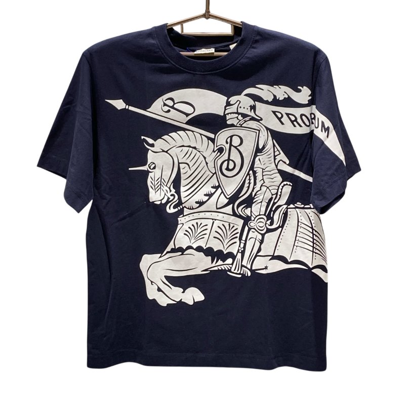BURBERRY 博柏利 騎士圖案T恤 8094779 藍色-0