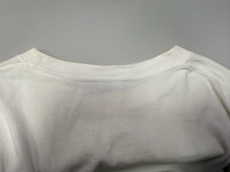 二手巴黎世家白色小logo短袖T恤-5