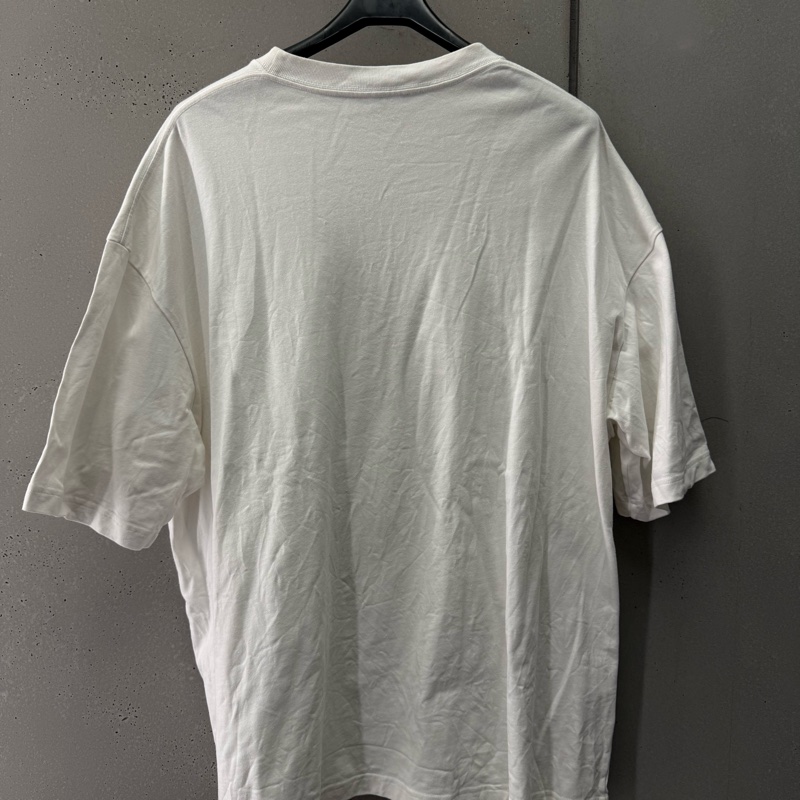 二手巴黎世家白色小logo短袖T恤-7