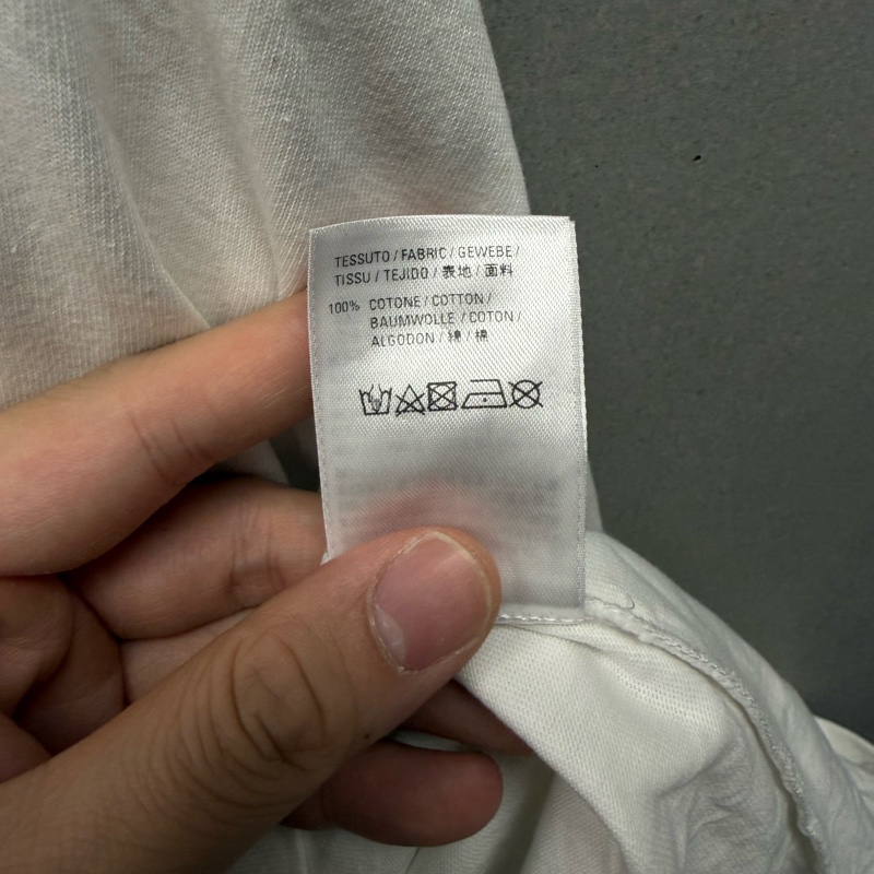 二手巴黎世家白色小logo短袖T恤-10