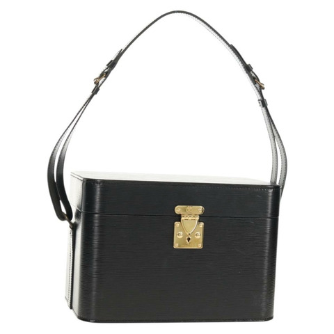 路易威登 Vanity Epi 肩背包 黑色 LV 正品 148141