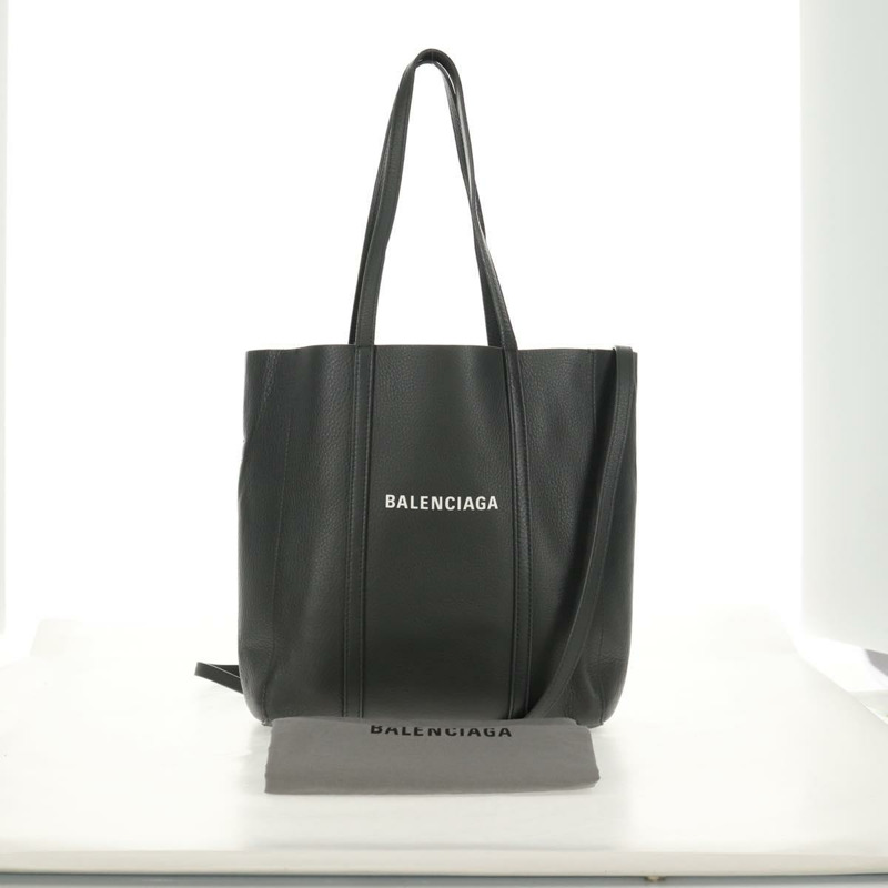 【日本直送】BALENCIAGA Everyday Tote XS Bag Leather 2way Gray Auth hk3191-11