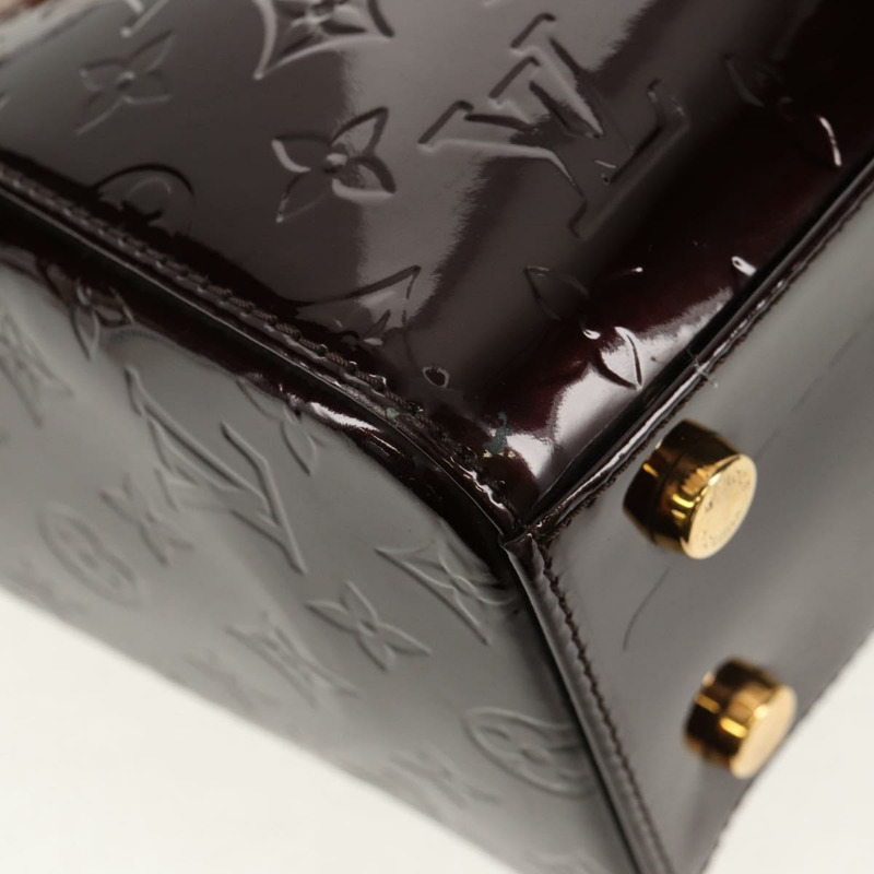 【日本直送】路易威登 Vernis Blair MM 手提包 2way Amarante M91619 LV Auth 149390V-17