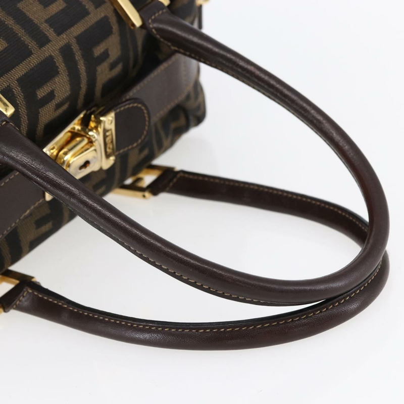 【日本直送】FENDI Zucca帆布手提包 2way 黑色棕色 正品 150808-5
