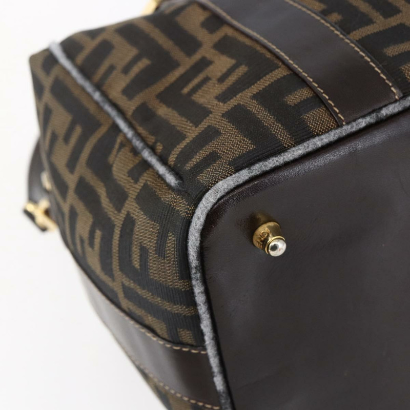 【日本直送】FENDI Zucca帆布手提包 2way 黑色棕色 正品 150808-15