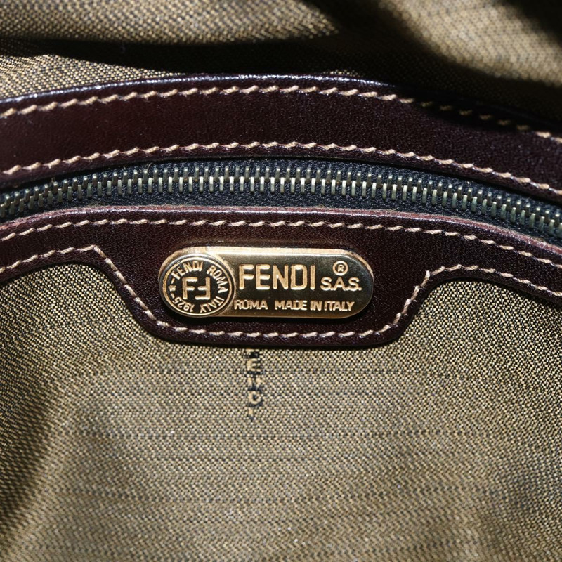 【日本直送】FENDI Zucca帆布手提包 2way 黑色棕色 正品 150808-20
