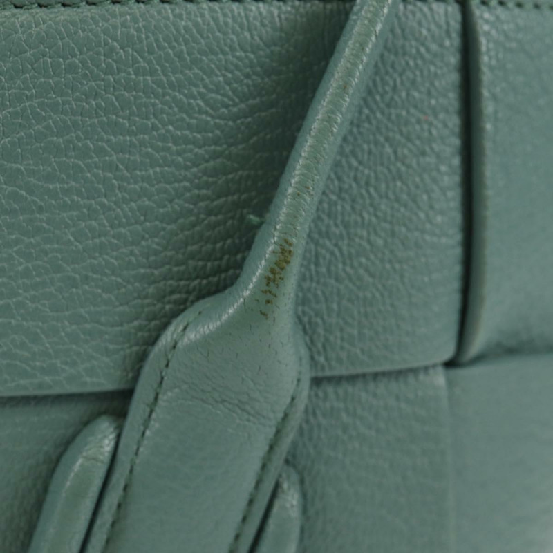【日本直送】BOTTEGA VENETA MAXI INTRECCIATO 迷你 Arco 包皮革 2way 綠色 正品 mr1536V-1
