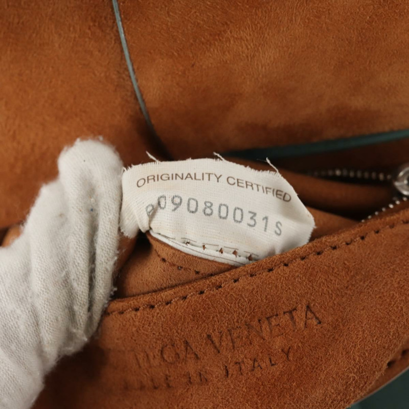 【日本直送】BOTTEGA VENETA MAXI INTRECCIATO 迷你 Arco 包皮革 2way 綠色 正品 mr1536V-11