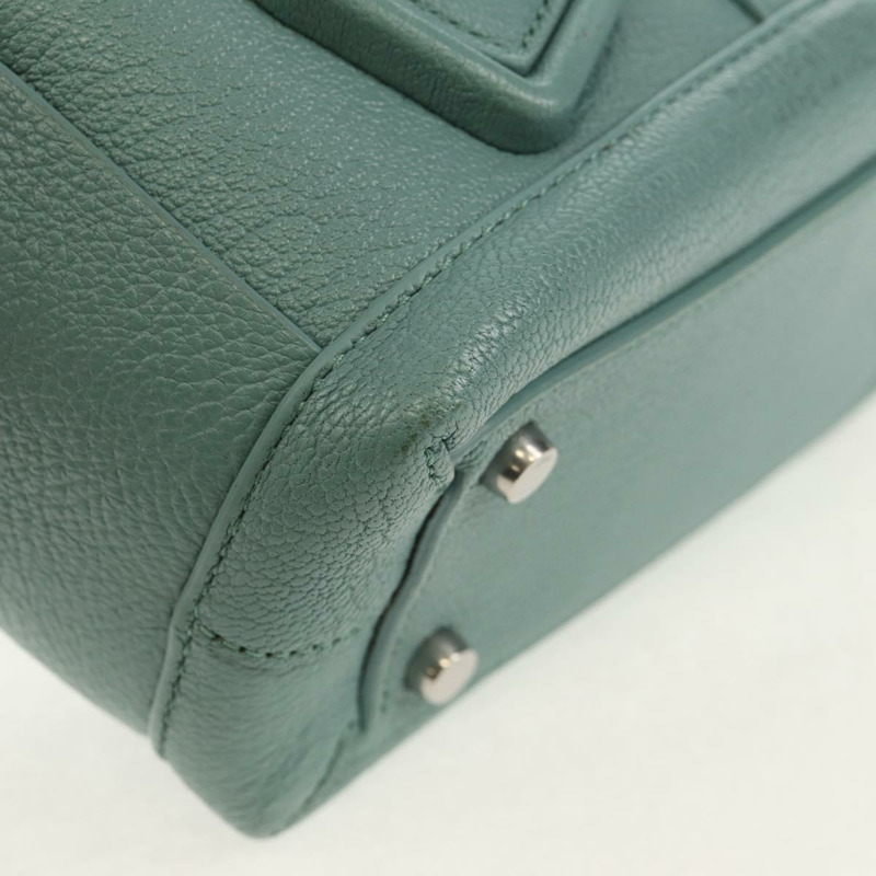【日本直送】BOTTEGA VENETA MAXI INTRECCIATO 迷你 Arco 包皮革 2way 綠色 正品 mr1536V-15