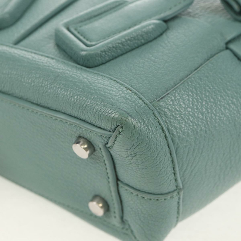 【日本直送】BOTTEGA VENETA MAXI INTRECCIATO 迷你 Arco 包皮革 2way 綠色 正品 mr1536V-18