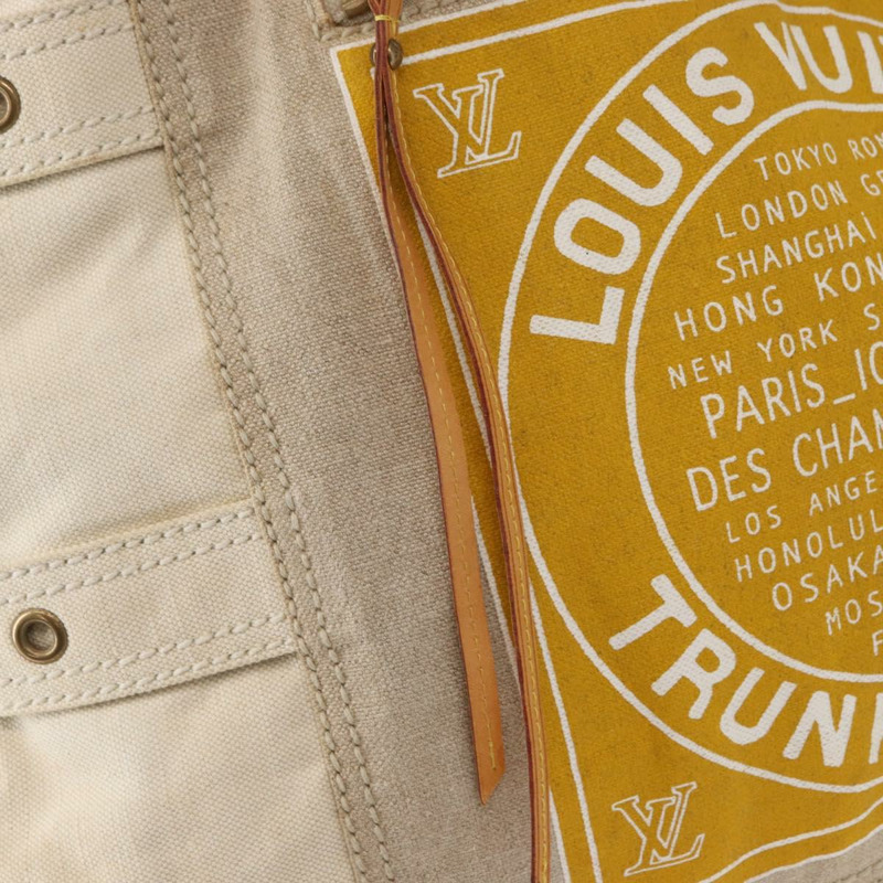 【日本直送】路易威登 Cruise Line Globe Shopper GM 帆布米色購物袋 M95110 正品 mr1546-14