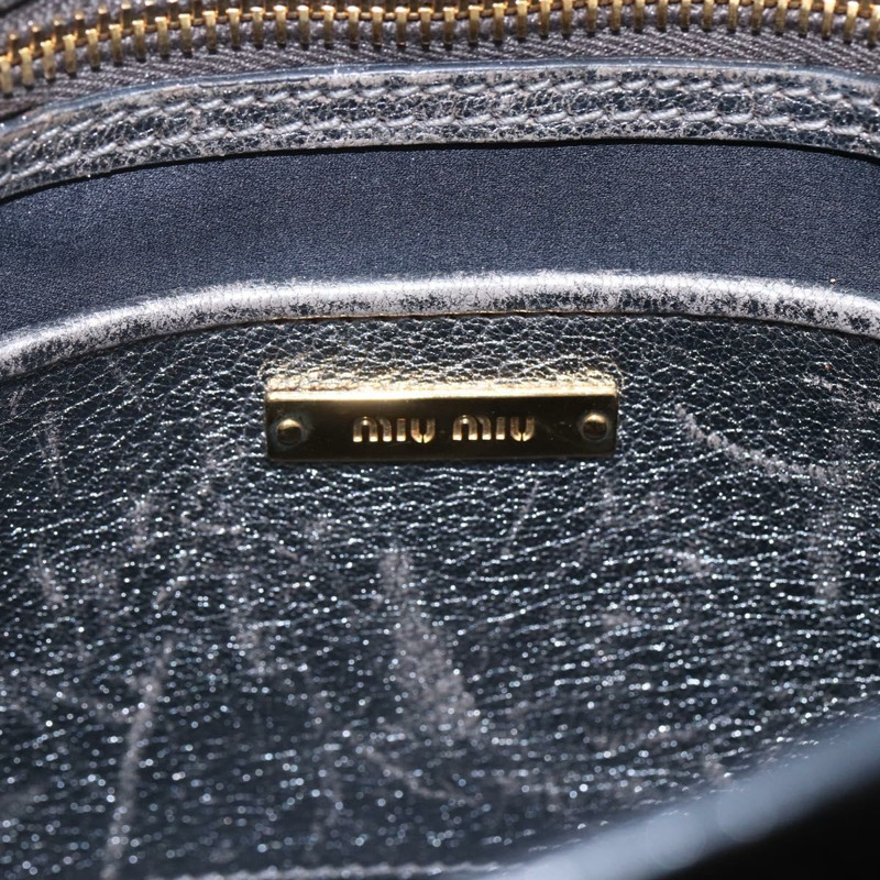 【日本直送】Miu Miu Madras 手提包 皮革 2way 金色 Auth mr1549-9