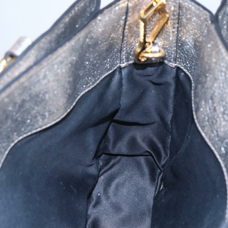 【日本直送】Miu Miu Madras 手提包 皮革 2way 金色 Auth mr1549-20