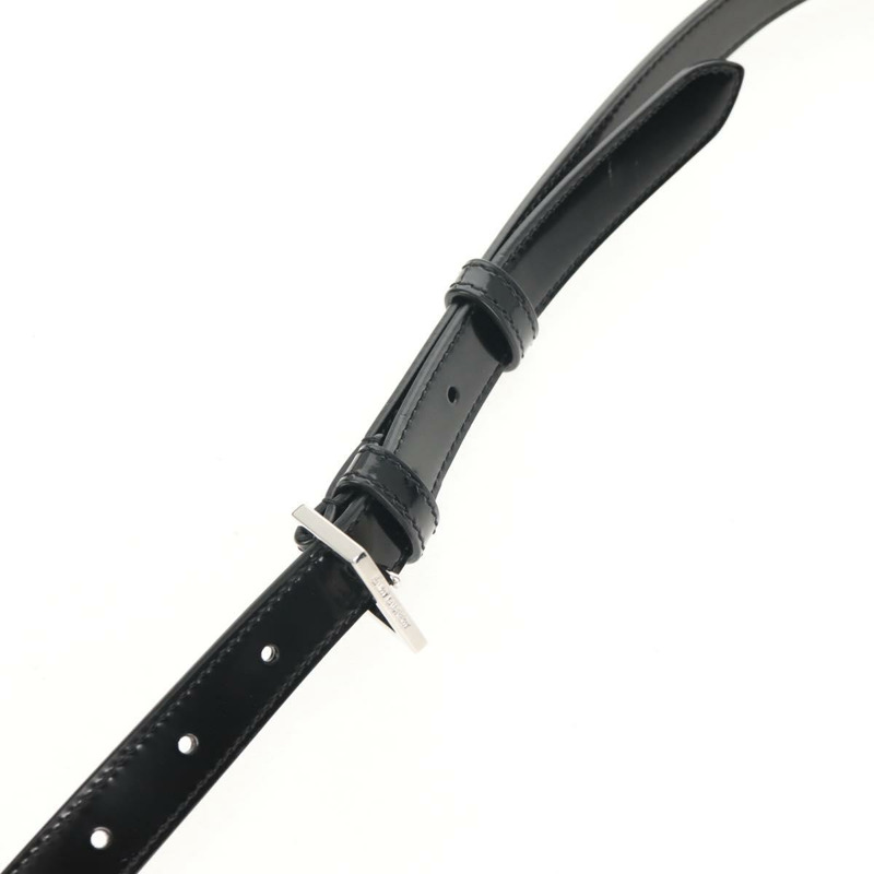 【日本直送】SAINT LAURENT Solferino 漆皮單肩包 黑色 銀色 正品 148457SAM-7