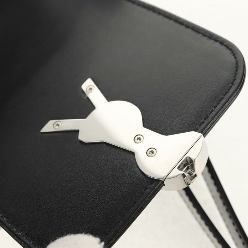 【日本直送】SAINT LAURENT Solferino 漆皮單肩包 黑色 銀色 正品 148457SAM-8