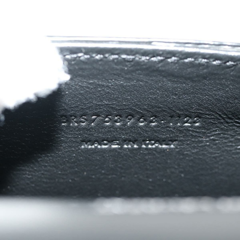 【日本直送】SAINT LAURENT Solferino 漆皮單肩包 黑色 銀色 正品 148457SAM-10