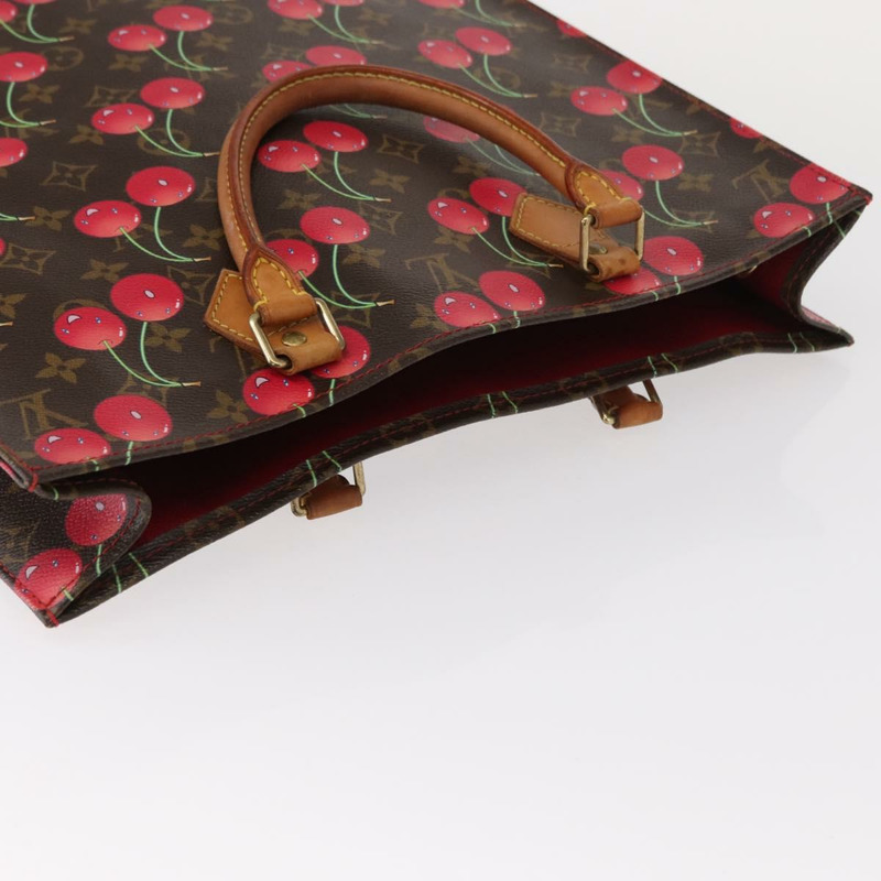 【日本直送】路易威登 Monogram Cherry Sac Plat 手提包 M95010 LV 正品 144826V-5