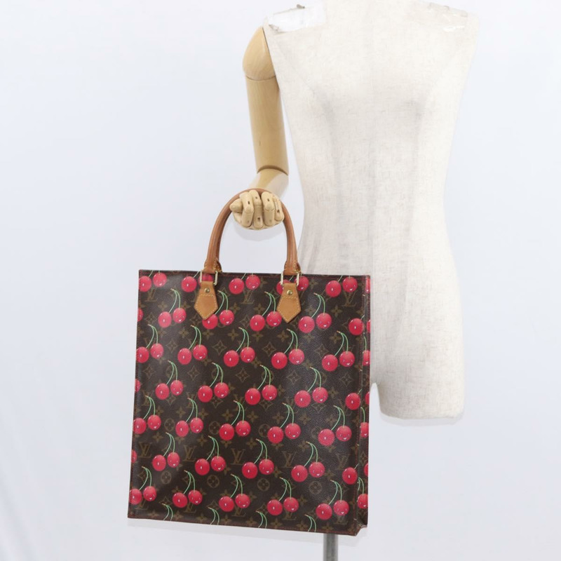 【日本直送】路易威登 Monogram Cherry Sac Plat 手提包 M95010 LV 正品 144826V-20