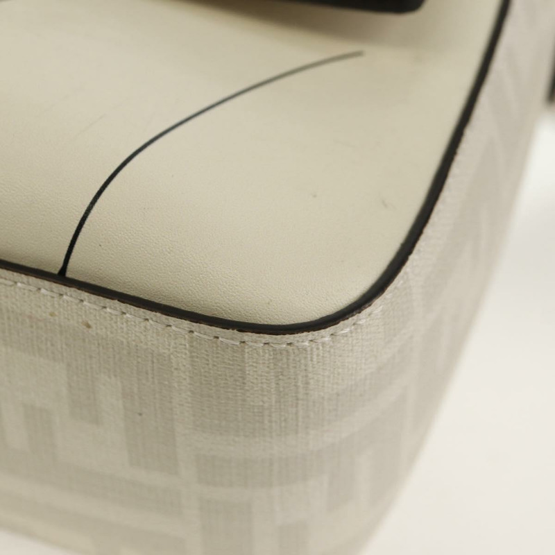 【日本直送】FENDI Zucca 帆布 Antonio Lopez Mamma Baguette 包 2way 象牙色正品 146070SM-17