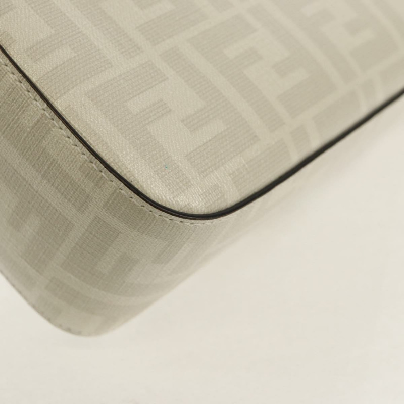 【日本直送】FENDI Zucca 帆布 Antonio Lopez Mamma Baguette 包 2way 象牙色正品 146070SM-18