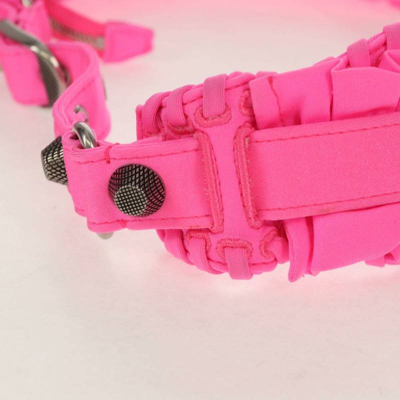 【日本直送】BALENCIAGA LucaGol XS 單肩包 尼龍材質 粉紅色 銀色 671309 正品 147969SM-7