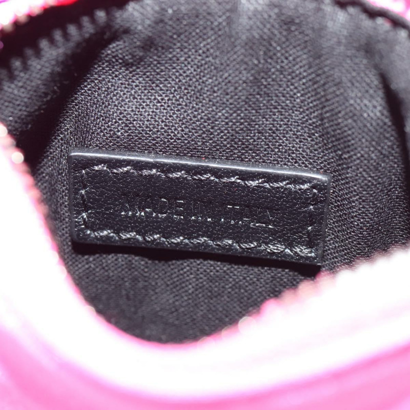 【日本直送】BALENCIAGA LucaGol XS 單肩包 尼龍材質 粉紅色 銀色 671309 正品 147969SM-22