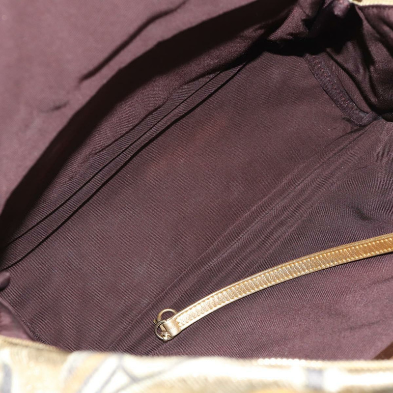 【日本直送】香奈兒塗鴉帆布雙肩包，金色雙C標誌，貨號148460SAM-8