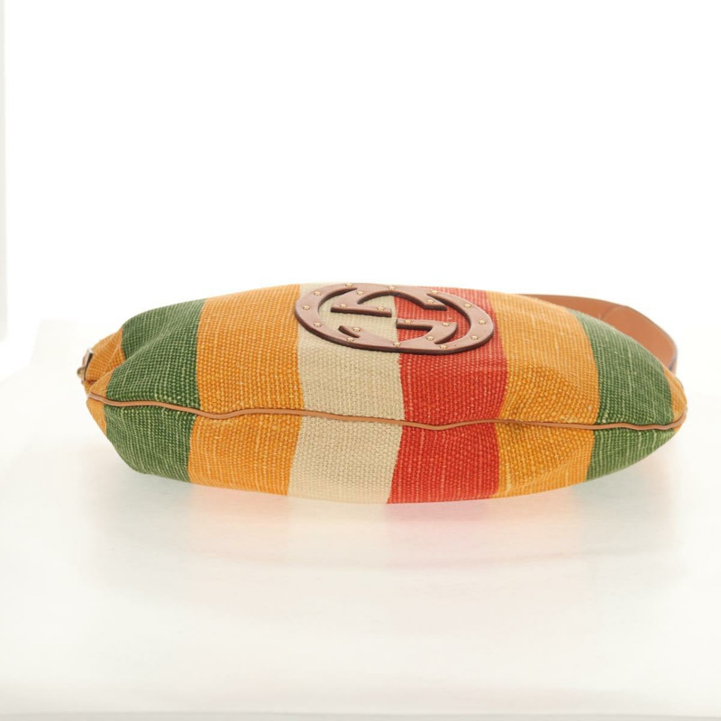 【日本直送】GUCCI 互扣式肩背包 帆布 多色 金色 正品 134341SAV-4