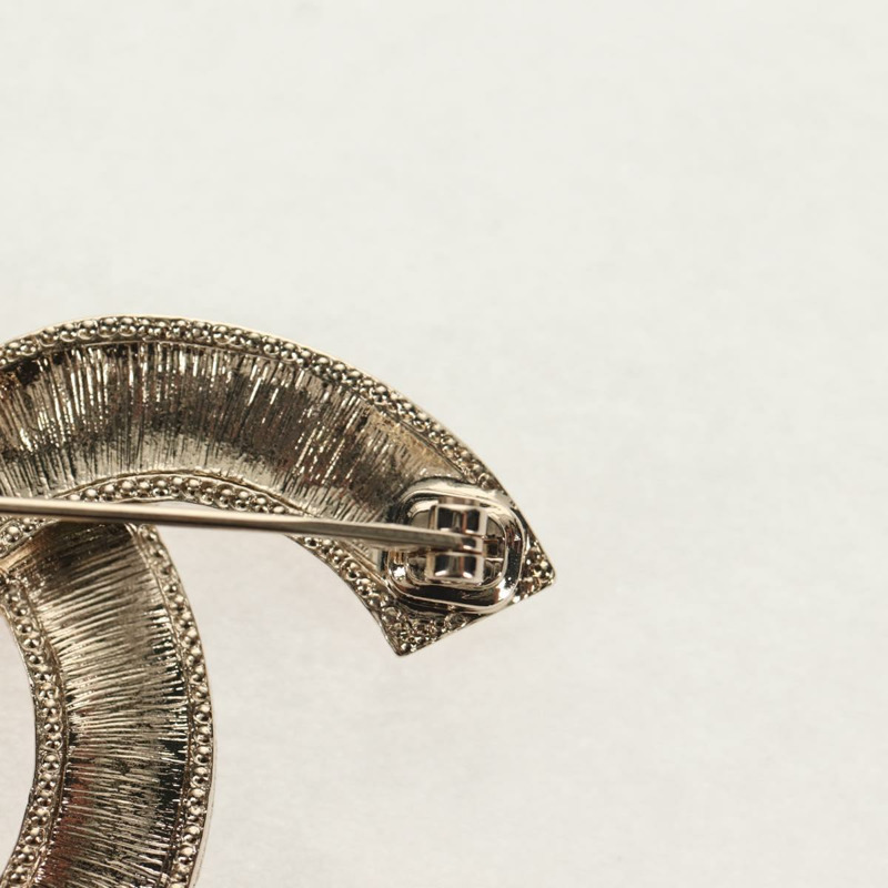 【日本直送】香奈兒 COCO 標誌胸針，金屬材質，多色 CC 標誌，正品編號 144003SM-7