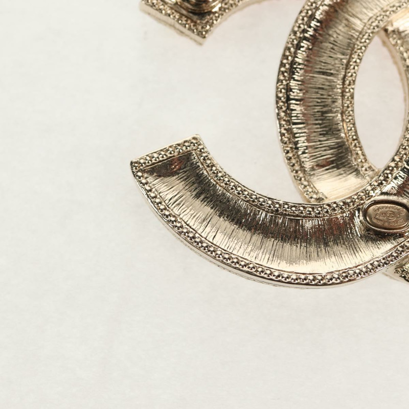 【日本直送】香奈兒 COCO 標誌胸針，金屬材質，多色 CC 標誌，正品編號 144003SM-8