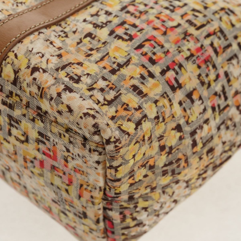 【日本直送】FENDI Zucchino帆布托特包 黃色金色 正品 134352V-14